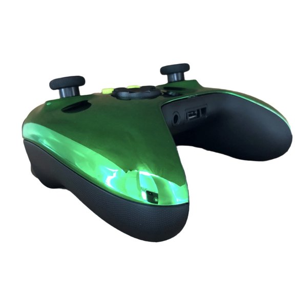 Custom Microsoft Xbox Series X / S Wireless Controller - Glossy Chrome Green - Picture 6 of 8